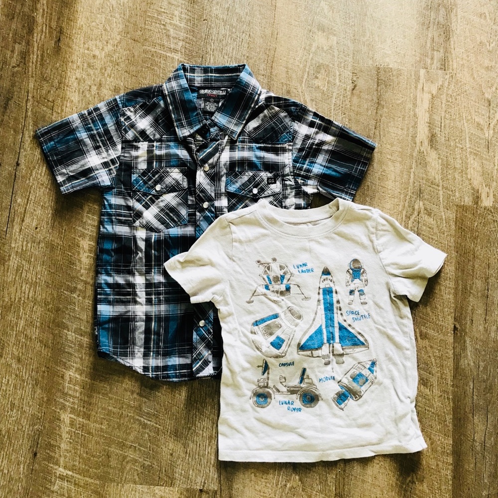 Boys shirts Size 4 and 5T